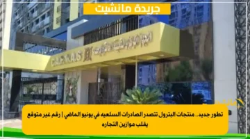 تطور جديد.. منتجات البترول تتصدر الصادرات السلعية في يونيو الماضي رقم غير متوقع يقلب موازين التجارة 1